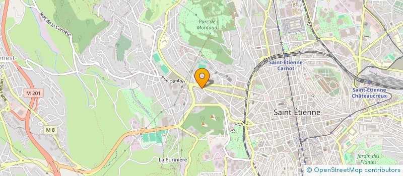 localisation de l'entreprise LA FERME EN CHANTIER  SAINT-ETIENNE