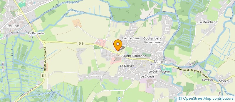 localisation de l'entreprise LA FERME EN COLIS à MAGNE