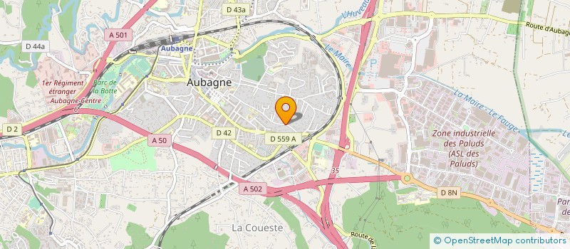 localisation de l'entreprise LA FERME EN HERBE à AUBAGNE