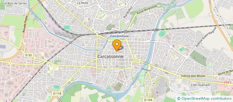 localisation de l'entreprise LA FERME EN VILLE à CARCASSONNE