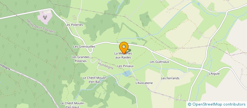 localisation de l'entreprise LA FERME EQUESTRE  HUMBLIGNY