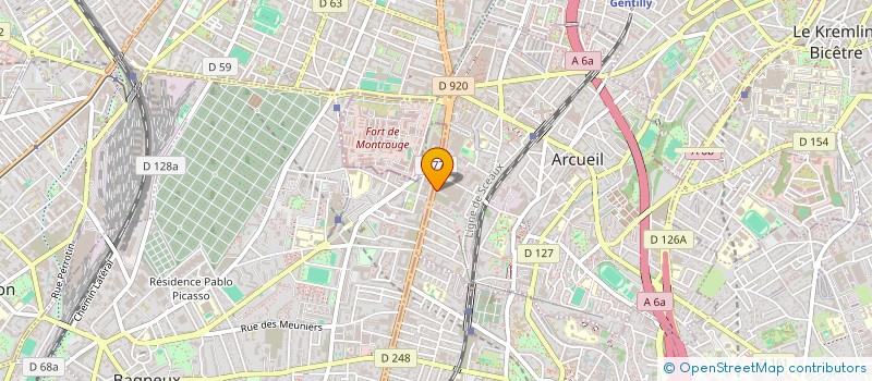 localisation de l'entreprise LA FERME ESITC PARIS  ARCUEIL