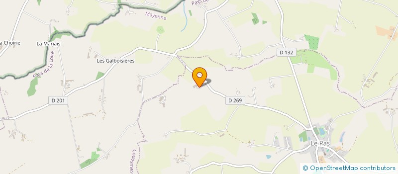 localisation de l'entreprise LA FERME ET DANSE  LE PAS