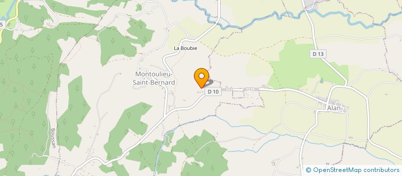 localisation de l'entreprise LA FERME FERAUT à CASSAGNABERE-TOURNAS