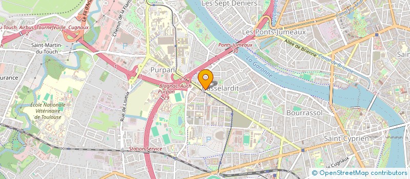 localisation de l'entreprise LA FERME GOURMANDE à TOULOUSE