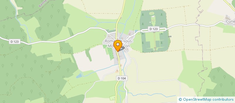 localisation de l'entreprise LA FERME GRIGNOTIN à ROMAGNE-SOUS-MONTFAUCON