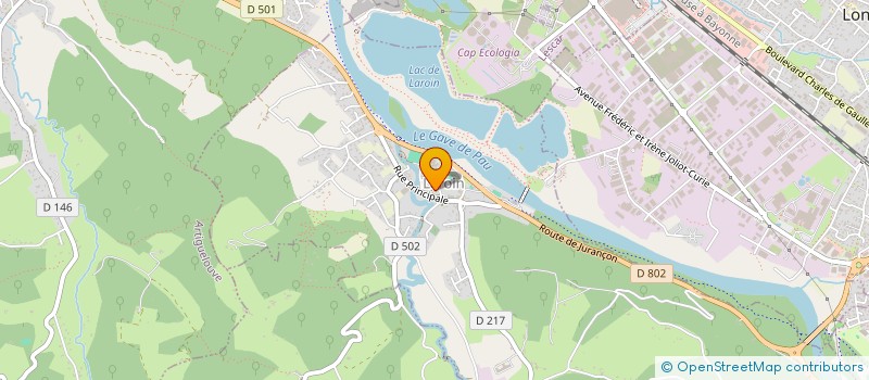 localisation de l'entreprise LA FERME GUILHEMBAQUE  LAROIN