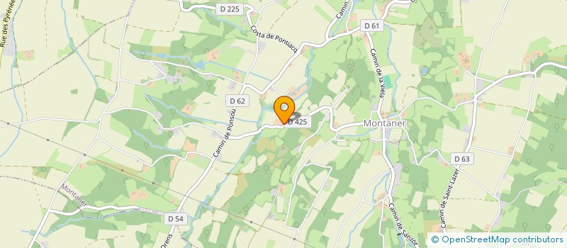 localisation de l'entreprise LA FERME LABAU  MONTANER