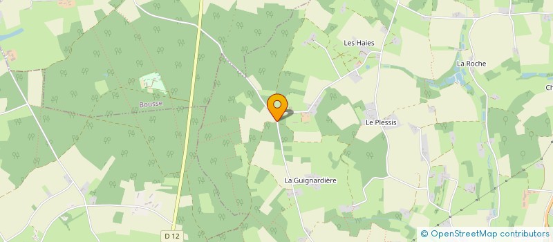 localisation de l'entreprise LA FERME LE TREFLE DU BONHEUR  CLERMONT-CREANS