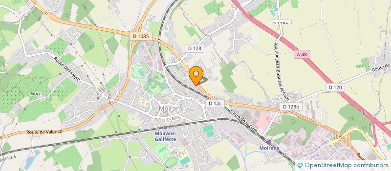 localisation de l'entreprise LA FERME MASSIT  MOIRANS