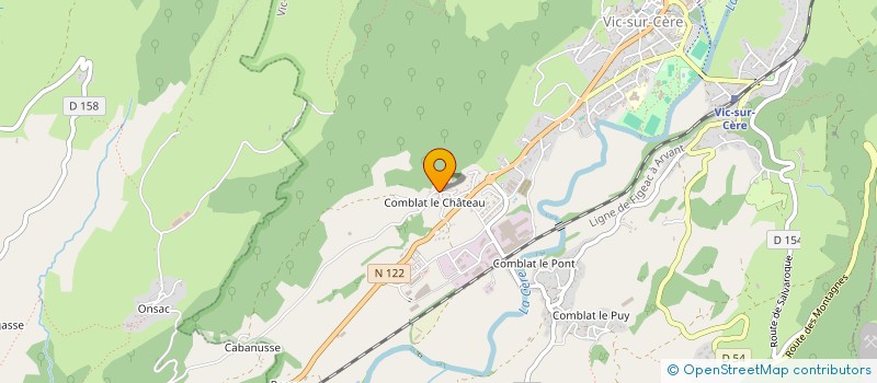 localisation de l'entreprise LA FERME NAVARRO à POLMINHAC