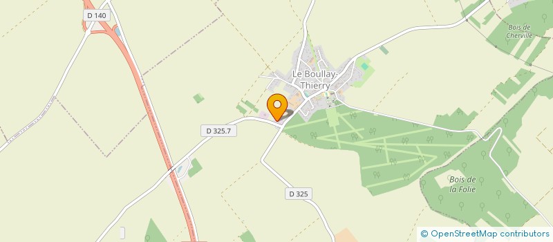 localisation de l'entreprise LA FERME NEUVE à LE BOULLAY-THIERRY