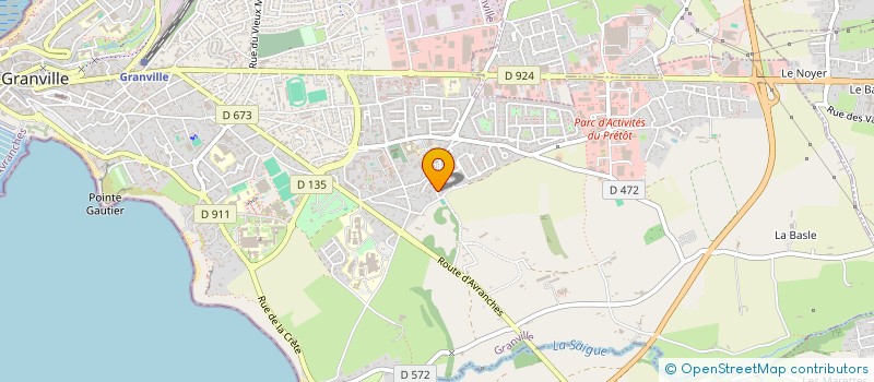 localisation de l'entreprise LA FERME NEW LOOK  GRANVILLE