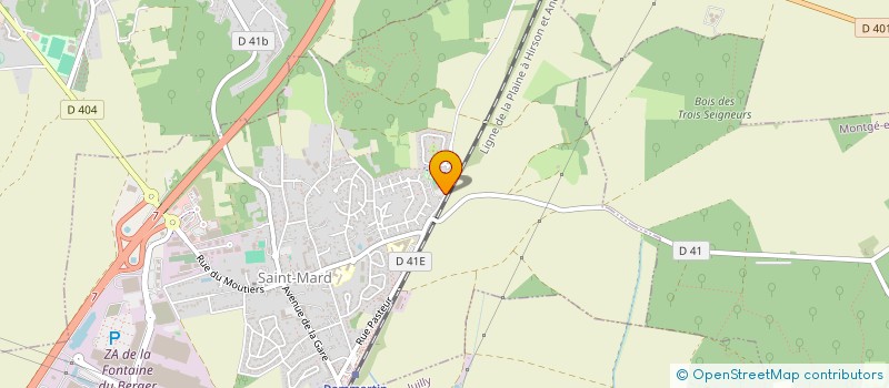 localisation de l'entreprise LA FERME NOUVELLE  MONTGE-EN-GOELE