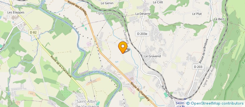 localisation de l'entreprise LA FERME PARADIS  SAINT-BERON