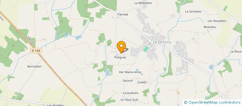 localisation de l'entreprise LA FERME PEDAGOGIQUE DE CALLA  PLESSE