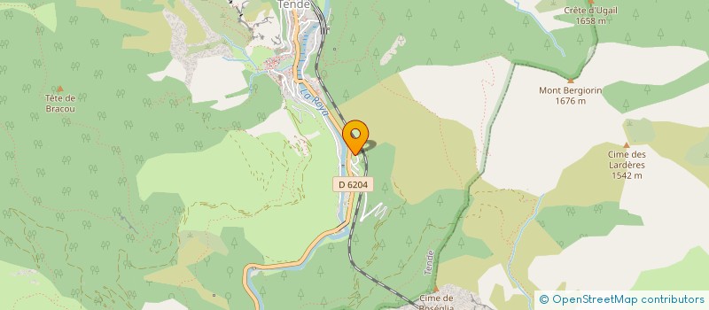 localisation de l'entreprise LA FERME RIBERI  TENDE