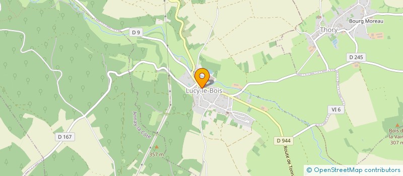 localisation de l'entreprise LA FERME ROUSSEAU à LUCY-LE-BOIS