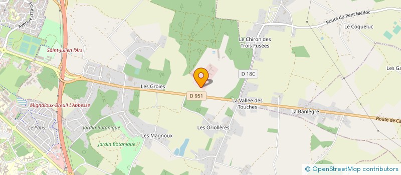 localisation de l'entreprise LA FERME S'INVITE, PASSION ELEVAGE  MIGNALOUX-BEAUVOIR