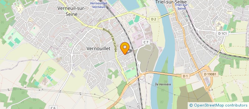 localisation de l'entreprise LA FERME SAINT PIERRE à VERNOUILLET
