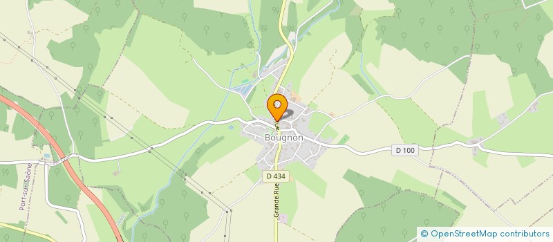 localisation de l'entreprise LA FERME SAONOISE  BOUGNON