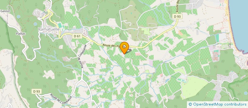 localisation de l'entreprise LA FERME SAUVAGE  RAMATUELLE