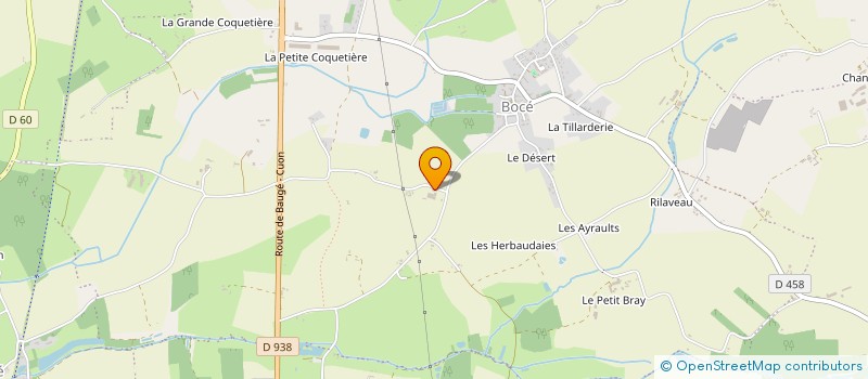 localisation de l'entreprise LA FERME SOLAIRE  BAUGE-EN-ANJOU