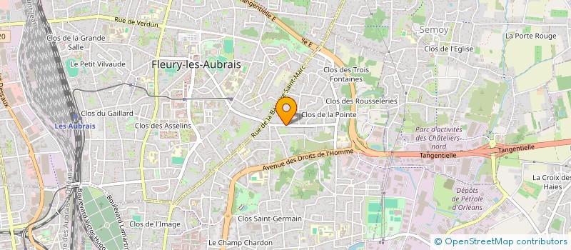 localisation de l'entreprise LA FERME URBAINE DE LA BARRIERE SAINT MARC à ORLEANS