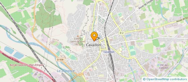 localisation de l'entreprise LA FERMETTE à CAVAILLON