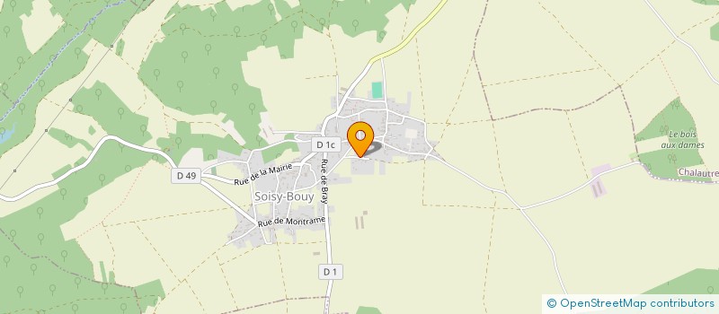 localisation de l'entreprise LA FERMETTE  SOISY-BOUY