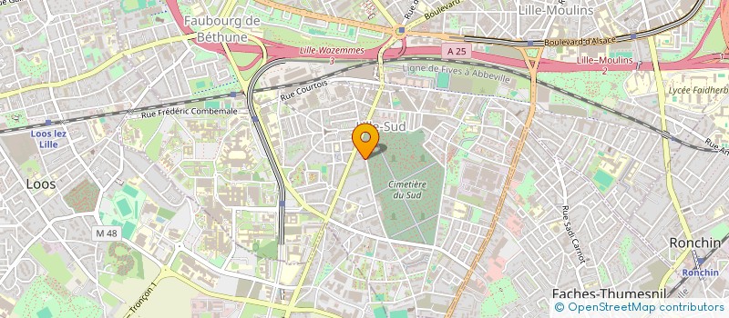localisation de l'entreprise LA FERMETTE à LILLE