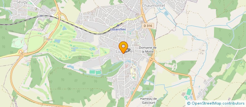 localisation de l'entreprise LA FERMETTE à LUZARCHES