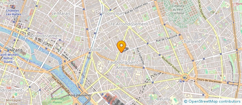 localisation de l'entreprise LA FERMETTE DES BOIS  PARIS