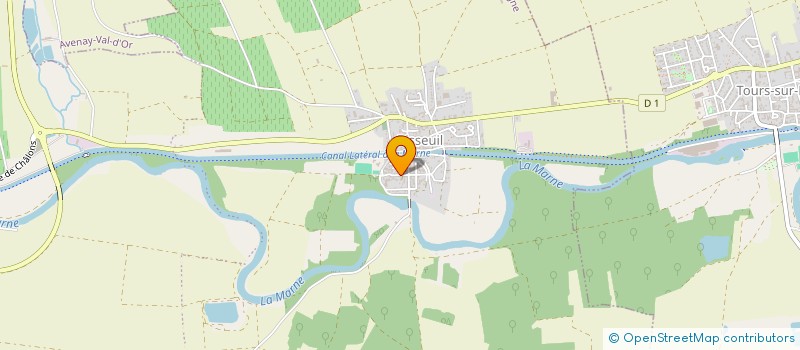 localisation de l'entreprise LA FERMETTE DES BORDS DE MARNE  AY-CHAMPAGNE