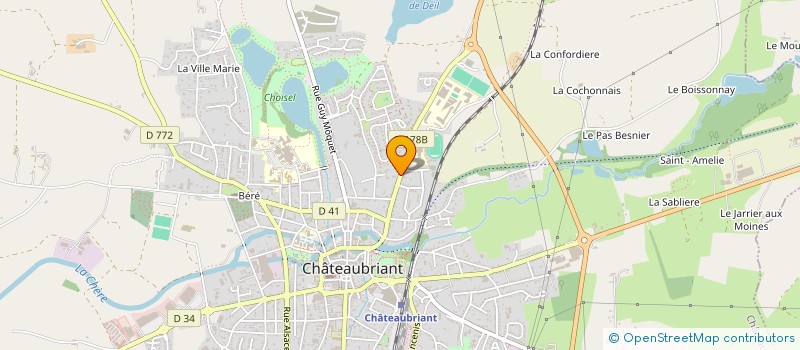 localisation de l'entreprise LA FERRIERE à ERBRAY