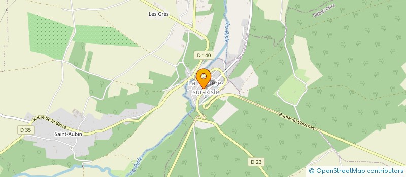 localisation de l'entreprise LA FERRIERE-SUR-LIVRES à LA FERRIERE-SUR-RISLE