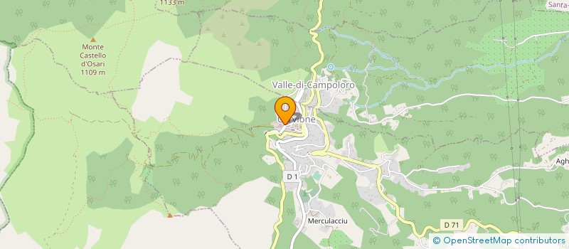 localisation de l'entreprise LA FERRONNERIE COSTA VERDE à CERVIONE