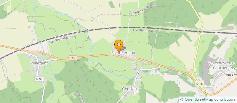 localisation de l'entreprise LA FERRUCIENNE  SAINT-FERJEUX