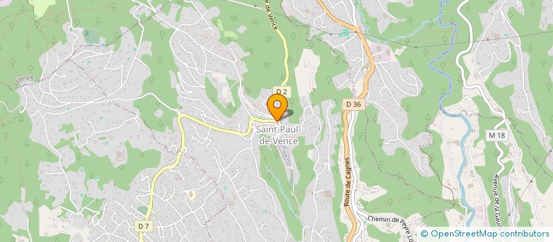localisation de l'entreprise LA FERRUSSE IMMOBILIERE à SAINT-PAUL-DE-VENCE