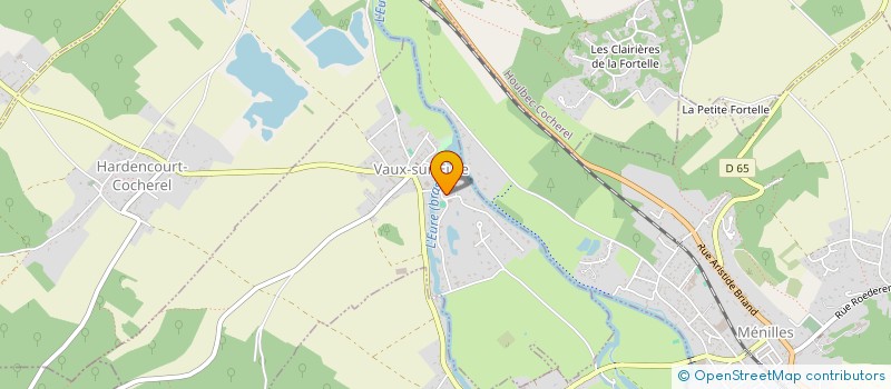 localisation de l'entreprise LA FERTE  VAUX-SUR-EURE