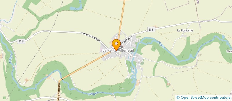 localisation de l'entreprise LA FERTE à CLOYES-LES-TROIS-RIVIERES