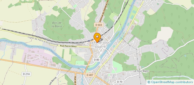 localisation de l'entreprise LA FERTE PRIMEURS à LA FERTE-SOUS-JOUARRE