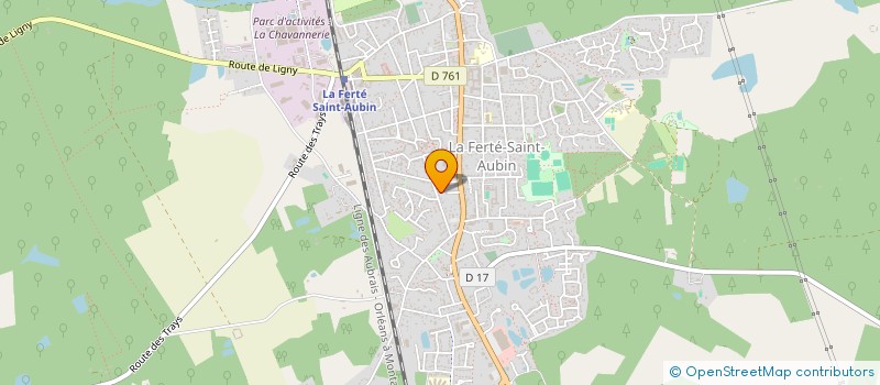 localisation de l'entreprise LA FERTESIENNE  LA FERTE-SAINT-AUBIN