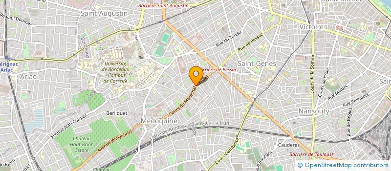 localisation de l'entreprise LA FESP  BORDEAUX