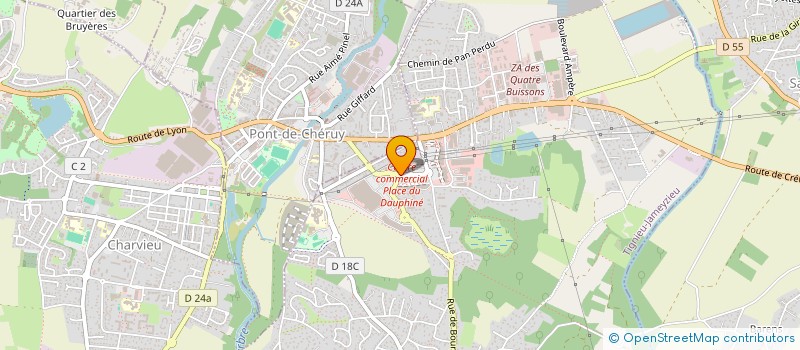 localisation de l'entreprise LA FESTA  CHAVANOZ