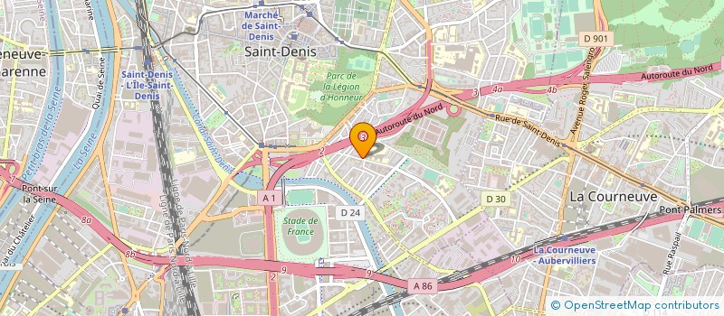 localisation de l'entreprise LA FESTIVE DU SUGER à SAINT-DENIS