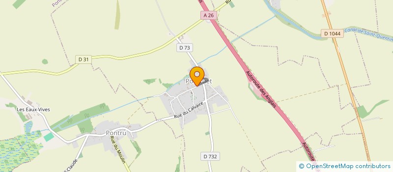 localisation de l'entreprise LA FESTIVENDELLOISE  VENDELLES