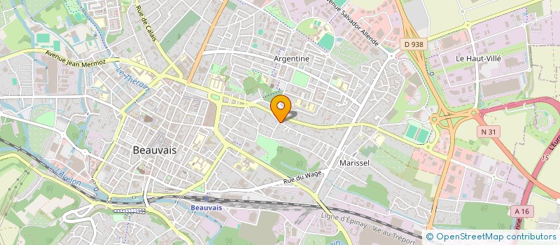 localisation de l'entreprise LA FESTOISE  BEAUVAIS