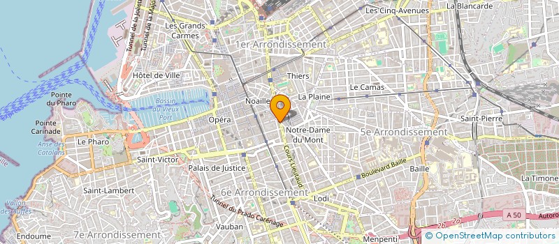 localisation de l'entreprise LA FETE à MARSEILLE
