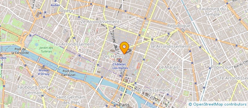 localisation de l'entreprise LA FEUILLADE à PARIS